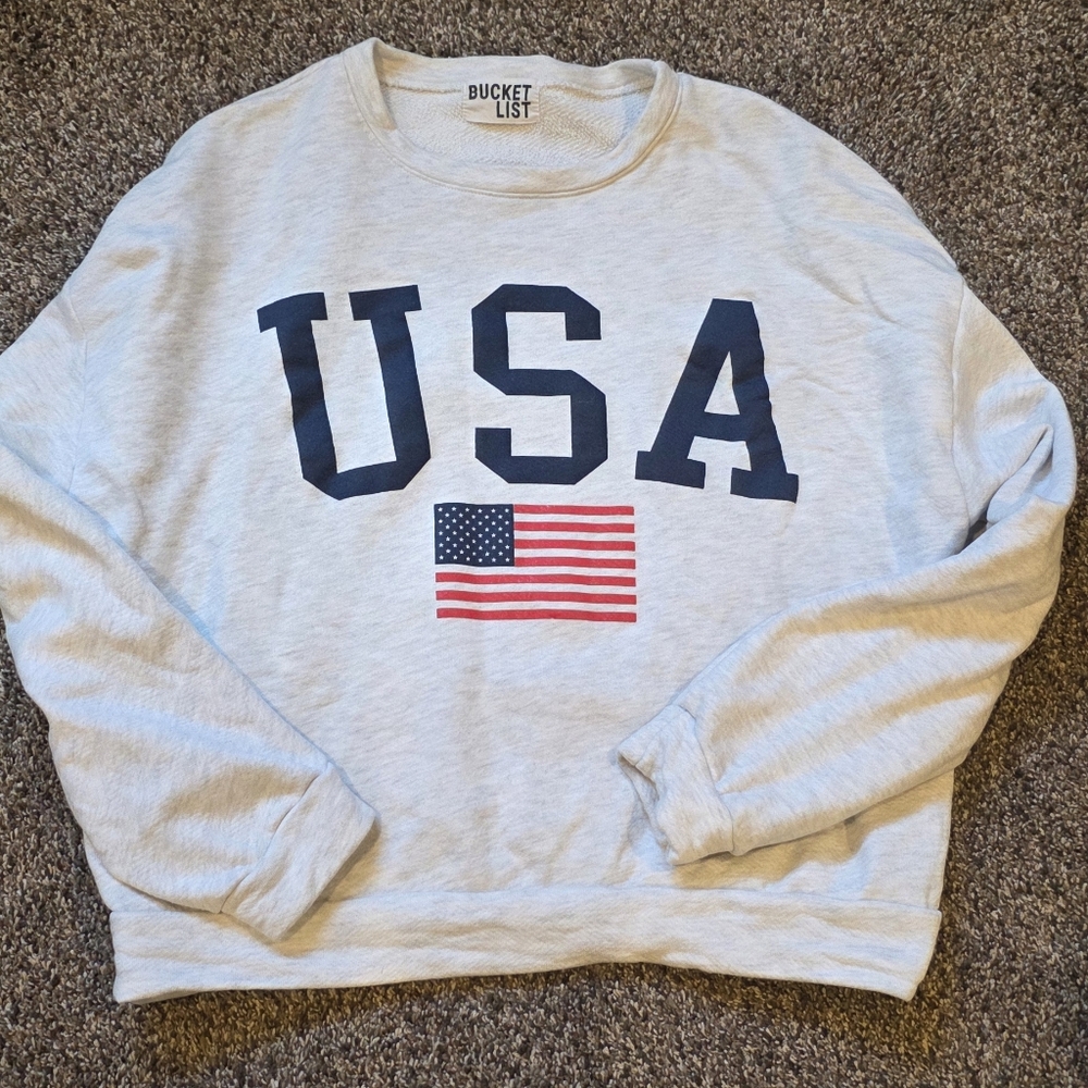 Buck USA Flag Sweatshirt